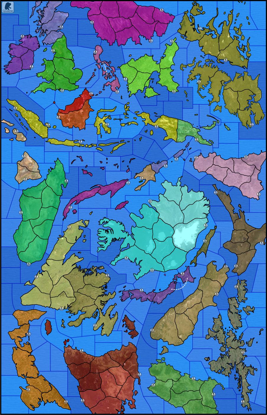 the map